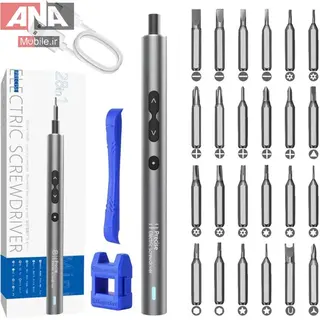 پيچ گوشتي شارژي 28 تکه مدل Precision Electric screwdriver 28in1