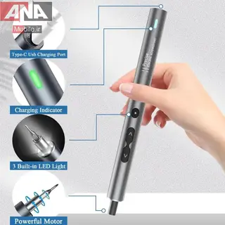 پيچ گوشتي شارژي 28 تکه مدل Precision Electric screwdriver 28in1