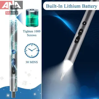 پيچ گوشتي شارژي 28 تکه مدل Precision Electric screwdriver 28in1