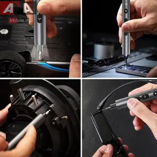 پيچ گوشتي شارژي 28 تکه مدل Precision Electric screwdriver 28in1