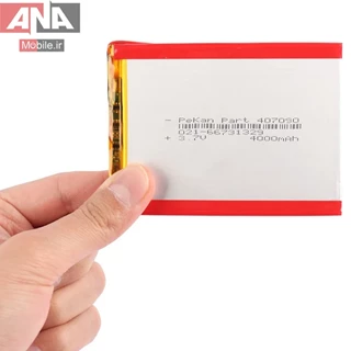 باتري ليتيوم آدامسي سايز 40*70*90mm ظرفيت 400mah