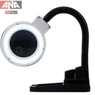 چراغ و ذره‌بين روميزي با بزرگنمايي 5X و 10X مدل A808 LED