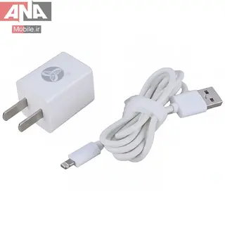 شارژر دیواری 6 وات به همراه کابل لایتنینگ (آیفونی) آپودو مدل Aopuduo AD-583P