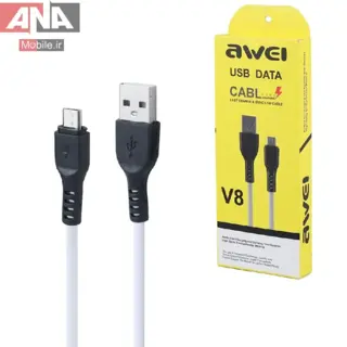 کابل ميکرو يو اس بي اوي مدل Awei V8 1m