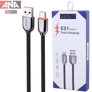 کابل تايپ سي فست شارژ اکسنت مدل Axent E01