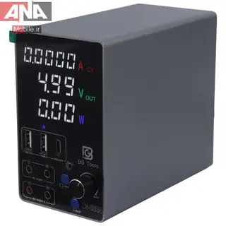 منبع تغذيه ديجيتال متغير بي جي تولز با خروجي 24 ولت 5 آمپر مدل BG Tools BG-2024