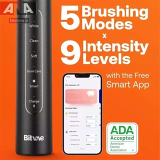 مسواک برقی هوشمند با نگهدارنده و ضدعفونی UV دیواری بیت وی مدل Bitvae S2+HD2
