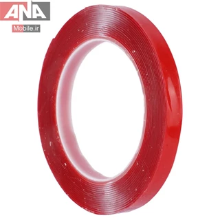 چسب دو طرفه ژله اي قرمز 1 سانتي متر و طول 5 متر مدل NANO