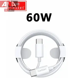 کابل دو سر تايپ سي فست شارژ 60 وات ارلدام مدل Earldom EC-166C