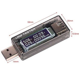 ماژول ولت متر و جريان USB با نمايشگر ديجيتال و مدار کنترل شارژ باتري با جريان 3 آمپر