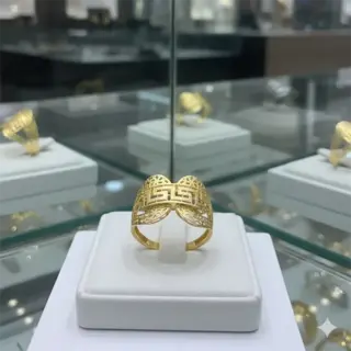 انگشتر طلا 18عیار طرح ثنا سایز 60 وزن 2.370 گرم 
