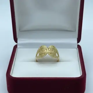 انگشتر طلا 18عیار طرح ثنا سایز 60 وزن 2.370 گرم 