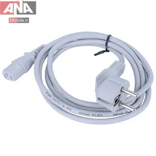 کابل برق کامپيوتر گيگا فلکس مدل Giga Flex 3*75 1.8M