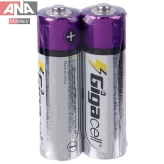 باتري قلمي دوتايي شرينک مدل Gigacell Max Power Heavy Duty R6-2S 1.5V AA