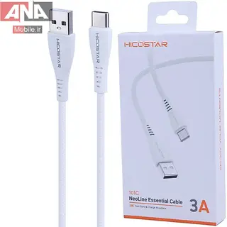 کابل تايپ سي فست شارژ 3 آمپر هايکو استار مدل Hicostar 101C