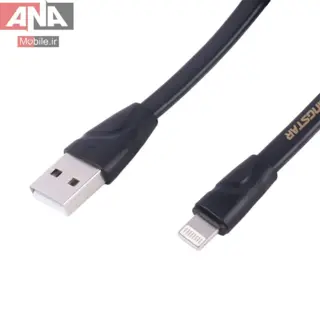 کابل شارژ لایتنینگ کینگ استار مدل KingStar K112i 2.1A 1.1m