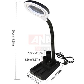 ذره بين خرطومي روميزي چراغ دار LED 139 