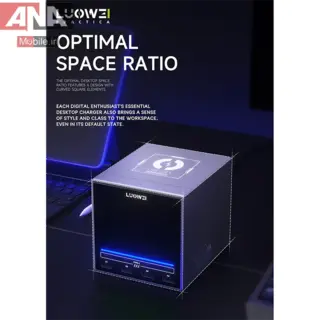 هاب شارژ و مولتي شارژر روميزي هوشمند 140 وات لووئي مدل LUOWEI LW-U1