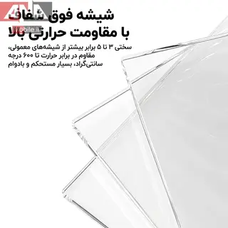 پد نسوز شابلون‌زني و ضد انفجار قلع شيشه‌اي لووي مدل LUOWEI LW-178