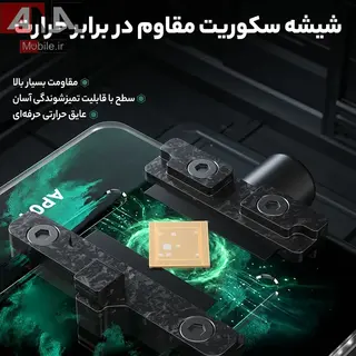 گیره و فیکسچر مادربرد و آی سی شیشه‌ای نسوز لووی مدل LUOWEI LW-AP04