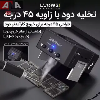 فن مکنده و دمنده دود و چراغ یووی و چراغ گرد و غبار لووی مدل LUOWEI LW-CF01