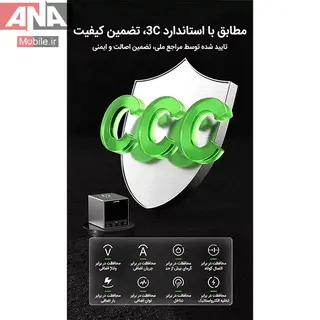 هاب شارژ و مولتي شارژر روميزي هوشمند 140 وات لووئي مدل LUOWEI LW-U1