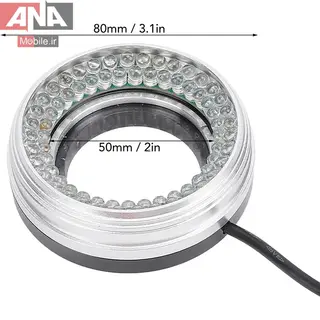 چراغ حلقه‌اي LED ميکروسکوپ 72 لامپ مدل FX-03