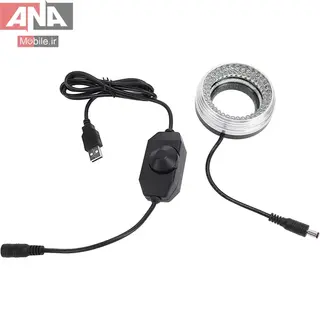چراغ حلقه‌اي LED ميکروسکوپ 72 لامپ مدل FX-03