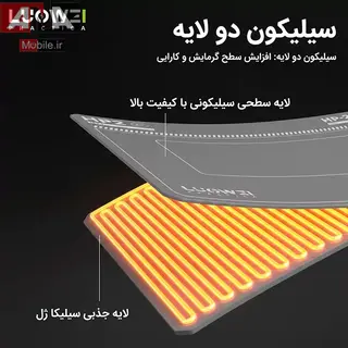 پد حرارتي و سپراتور (جداکننده ال‌سي‌دي) سايز 15 اينچ لووي مدل LUOWEI LW-HP2