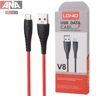 کابل میکرو یو اس بی الدینیو مدل Ldnio V8 1m