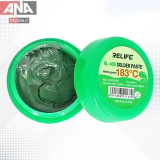 خمیر قلع 183درجه 20گرمی ریلایف مدل RELIFE RL-400 (183.C)