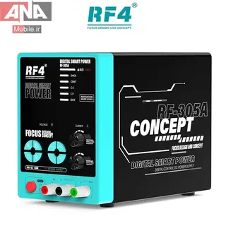 منبع تغذيه و شورت کيلر ديجيتال توان 150 وات (30 ولت 5 آمپر) مدل RF4 RF-305A