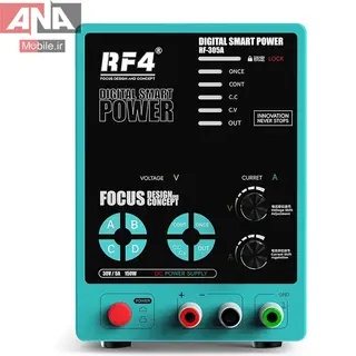 منبع تغذيه و شورت کيلر ديجيتال توان 150 وات (30 ولت 5 آمپر) مدل RF4 RF-305A