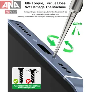 پيچ گوشتي چهارسو 3D ريلايف مدل Relife RL-726 1.5mm