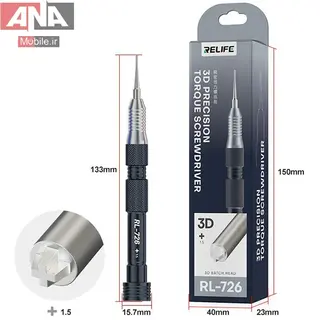 پيچ گوشتي چهارسو 3D ريلايف مدل Relife RL-726 1.5mm