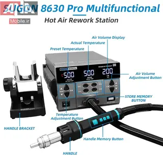 هيتر حرفه اي 1300 وات سوگون مدل SUGON 8630 PRO