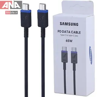 کابل دو سر تايپ سي فست شارژ 65 وات سامسونگ مدل Samsung EP-DN401
