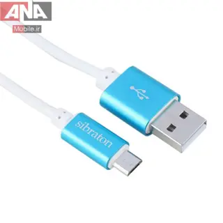 کابل میکرو یو اس بی 2.1 آمپر سیبراتون مدل Sibraton S221A 2.1A 1.1m