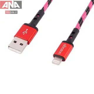 کابل لایتنینگ 2.1 آمپر سیبراتون مدل Sibraton S224i 2.1A 1.1m