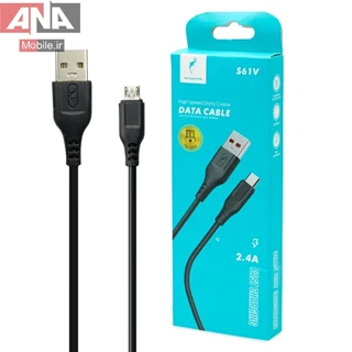 کابل ميکرو يو اس بي فست شارژ 2.4 آمپر اسکاي دلفين مدل Sky Dolphin S61V