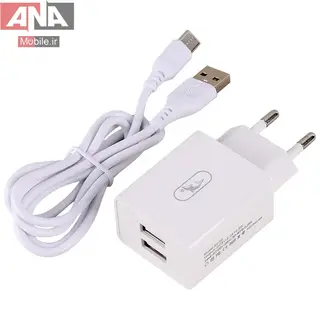 شارژر ديواري 10.5 وات + کابل تايپ سي اسکاي دلفين مدل Sky Dolphin SC30T