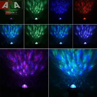 چراغ رقص نور 3 کاره کهکشانی مدل Starry Projector Light