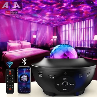 چراغ رقص نور 3 کاره کهکشانی مدل Starry Projector Light