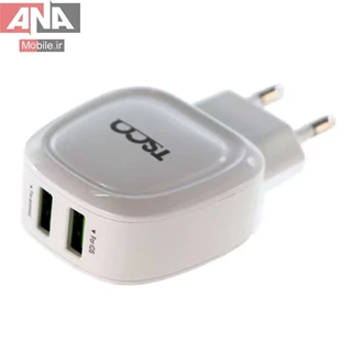 شارژر ديواري + کابل ميکرو يو اس بي تسکو مدل TSCO TTC 46 2.1A