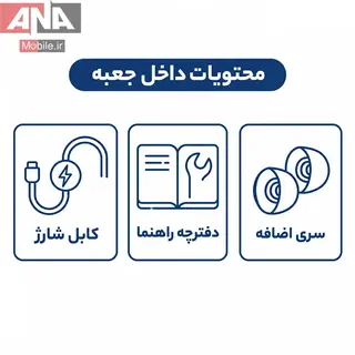هندزفری بلوتوثی دوگوش با کیس پاوربانک مدل TWS BTH-F9-5