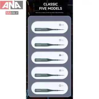 ست پيچ گوشتي 5 عددي لووي مدل Tomahawk screwdriver