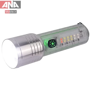 چراغ قوه چند حالته شارژی با نور UV