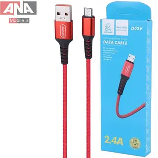 کابل ميکرو يو اس بي فست شارژ 2.4 آمپر دنمن مدل Vdenmenv D02V