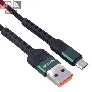 کابل ميکرو يو اس بي فست شارژ 3 آمپر دنمن مدل Vdenmenv D58V