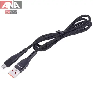 کابل ميکرو يو اس بي فست شارژ 2.4 آمپر دنمن مدل Vdenmenv D60V 2.4A 0.9m